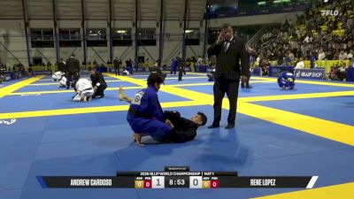 Rene Lopez vs Andrew Cardoso 2026 World Jiu-Jitsu IBJJF Championship