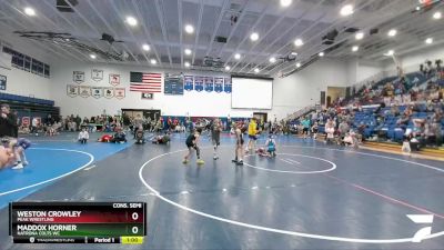 67 lbs Cons. Semi - Weston Crowley, Peak Wrestling vs Maddox Horner, Natrona Colts WC