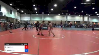 126 kg Quarterfinal - Gavin Monk, Ironclad Wrestling Club vs Oran Decker, Icon Wrestling