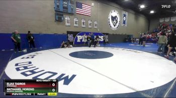 165 lbs Cons. Round 3 - Elias Tadros, Stockdale vs Nathaniel Moreno, Pacifica (Oxnard)