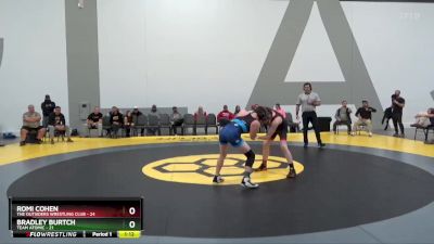 119 lbs Round 5 (6 Team) - Bradley Burtch, Team Atomic vs Romi Cohen, The Outsiders Wrestling Club