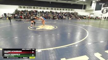 120 lbs Quarterfinal - Megan Merrifield, Temescal Canyon vs Valerie Altamirano, Arroyo