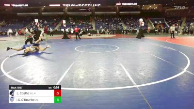 138 lbs Round Of 16 - Luke Coelho, Belmont vs Caleb O'Rourke, Salem, NH