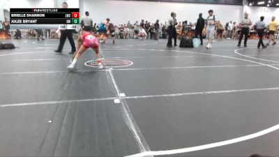 55/62 Round 1 - Jolee Bryant, Oklahoma Mafia vs Brielle Shannon, Longwood Wrestling Club