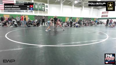 85-90 kg Quarterfinal - Nicholas Ortega, Izzy Style Wrestling vs Khasen Srimoukda, All In Wrestling Academy
