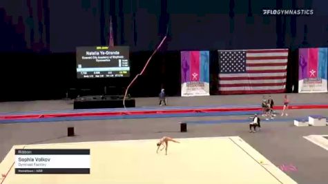 Sophia Volkov - Ribbon, Gymnast Factory - 2021 USA Gymnastics Championships