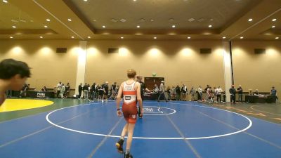 84 lbs Cons. Quarters - Connor Dobson, CWC vs Noah Ferrer, Iron Horse