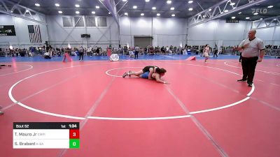 190 lbs Round Of 16 - Thomas Mauro Jr, Empire Wrestling Academy vs Spencer Brabant, K-bay