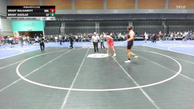 215 lbs Consi Of 32 #2 - Grady Walgamott, Homedale vs Brody Aguilar, Esperanza