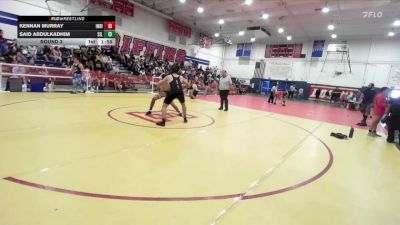 157 lbs Round 3 - Kennan Murray, Los Alamitos High School vs Said Abdulkadhim, Silverback