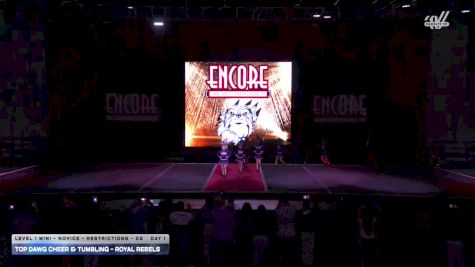 Top Dawg Cheer & Tumbling - Royal Rebels [2025 L1 Mini - Novice - Restrictions - D2 Day 1] 2025 Encore Grand Nationals