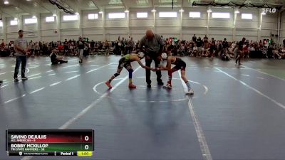 80 lbs Round 4 (8 Team) - Bobby McKillop, Tri State Hammers vs Savino DeJuliis, All American