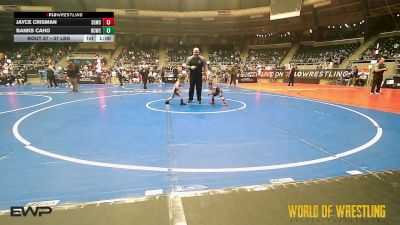 37 lbs 3rd Place - Jayce Crisman, Salem Elite Mat Club vs Banks Caho, Higher Calling Wrestling Club