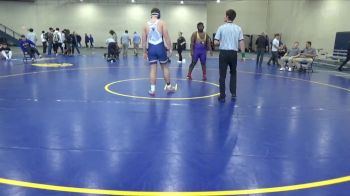 285 lbs 5th Place Match - Wyatt Hanna, North Iowa Area Community College vs Tafari Parker, Ellsworth CC