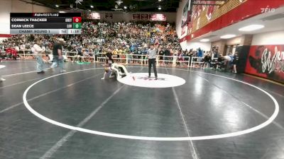 80A Champ. Round 1 - Cormick Thacker, Greybull MS vs Sean Leece, Lovell Middle School