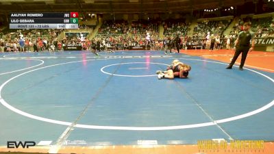 78 lbs Consi Of 4 - Kinslee McVey, Honey Badgers Wrestling Club vs Savina Burgo, Commandos Wrestling Academy