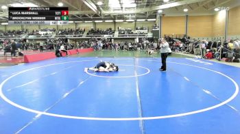 126 lbs 5th Place - Luca Marshall, Tri-County vs Brooklynn Webber, Mt. Blue