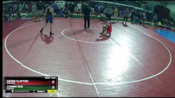 132 lbs Semifinal - Corbin Roe, Oregon vs Asher Clayton, Montana