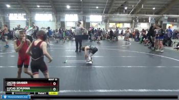 52 lbs Round 5 (6 Team) - Jacob Graber, POWA vs Lucas Schuman, Mat Assassins