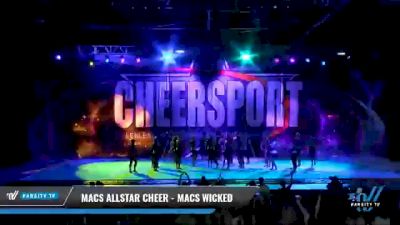 Macs Allstar Cheer - MACS WICKED [2021 L4 Junior - Medium Day 1] 2021 CHEERSPORT National Cheerleading Championship