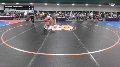 138 lbs Consi Of 16 #1 - Madelyn Simmerman, OH vs Zoe Delgado, FL