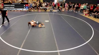 125 lbs Champ. Round 1 - Frances Kranz, SD vs Karlie Kruse, IA