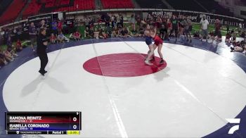 110 lbs Placement Matches (16 Team) - Ramona Reinitz, Washington 1 vs ISABELLA CORONADO, NEVADA GRECO