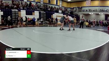 235 lbs. Cons. Round 5 - Isabelle Lemmond, Waynesville vs Abby Porter, Ft. Zumwalt North