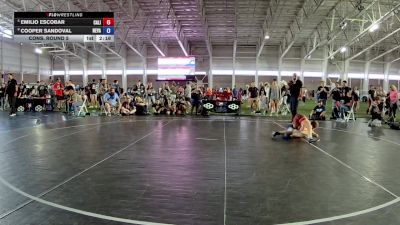 120 lbs Cons. Round 5 - Emilio Escobar, California vs Cooper Sandoval, Nevada