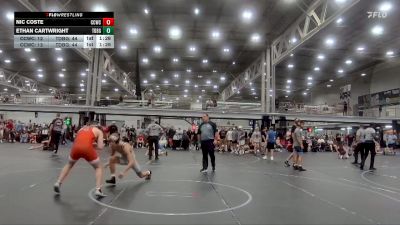 175 lbs Round 6 (8 Team) - Ethan Cartwright, TDWC Maniacs Blue & Gold vs Nic Coste, Capital City WC