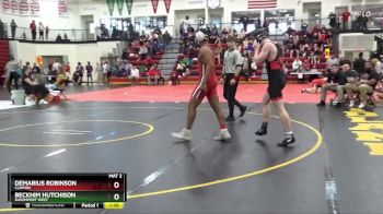 175 lbs Cons. Round 2 - DeMarius Robinson, Clinton vs Beckhim Hutchison, Davenport West