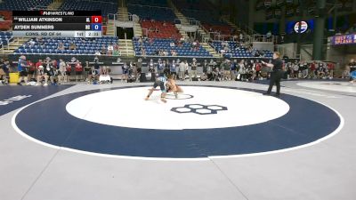 132 lbs Cons. Rd Of 64 - William Atkinson, Alabama vs Ayden Sumners, North Carolina
