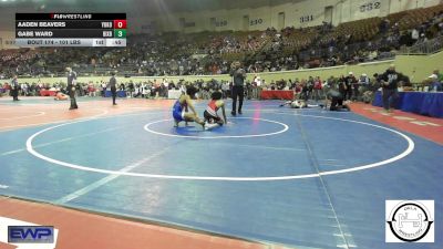 101 lbs Consi Of 32 #2 - Aaden Beavers, Yukon vs Gabe Ward, Bixby