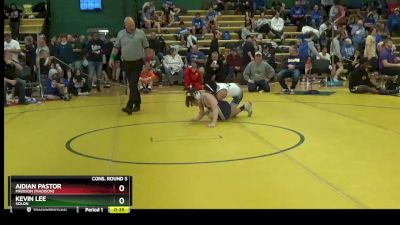 106 lbs Cons. Round 3 - Aidian Pastor, Madison (Madison) vs Kevin Lee, SOLON