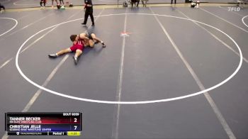 138 lbs Champ. Round 2 - Tanner Becker, MN Elite Wrestling Club vs Christian Jelle, Scoring Edge Wrestling Center
