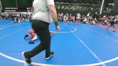 72 lbs Round 3 (6 Team) - Logan Vallalla, Mat Assassins Red vs Lucus Ducos, Team Barracuda