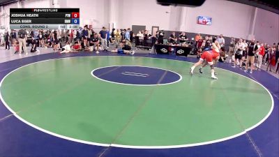 165 lbs Cons. Round 2 - Joshua Heath, Patton Trained WC vs Luca Eger, Beast Mode Wrestling
