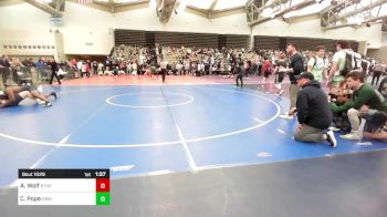 222-H lbs Round Of 32 - Aiden Wolf, Bethpage vs Christian Pope, Howard