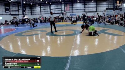 175 lbs Round 1 (3 Team) - Enrique Erazao Hernandez, SHENANDOAH VALLEY WRESTLING CLUB vs Josh Danso, HEADHUNTERS - BLACK