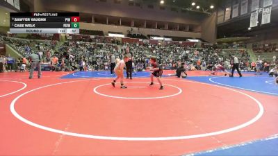 130 lbs Round 2 - Case Welk, Prairie Grove Youth Wrestling vs Sawyer Vaughn, Panther Youth Wrestling-CPR