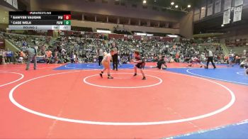130 lbs Round 2 - Case Welk, Prairie Grove Youth Wrestling vs Sawyer Vaughn, Panther Youth Wrestling-CPR
