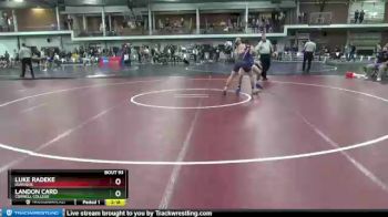 149 lbs Cons. Round 1 - Landon Card, Cornell College vs Luke Radeke, Dubuque
