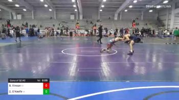 126 lbs Consolation - Brandon Vinson, SC vs Dillon O'Keefe, VA