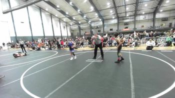90 lbs Rr Rnd 3 - Bradyn Wilson Jordan, Mat Demon WC vs Carter Hedden, Mat Rats Rebooted