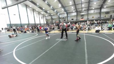 90 lbs Rr Rnd 3 - Bradyn Wilson Jordan, Mat Demon WC vs Carter Hedden, Mat Rats Rebooted