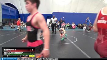 110 lbs Round 8 (10 Team) - Kayson White, Bandits vs Mikhail Montgomery, Terps