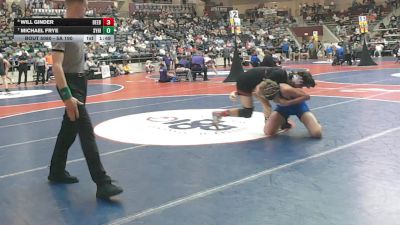 5A 190 lbs Cons. Round 1 - Will Ginder, Beebe vs Michael Frye, Sylvan Hills