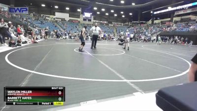 80 lbs Cons. Round 2 - Waylon Miller, Greater Heights vs Barrett Hayes, Black Fox