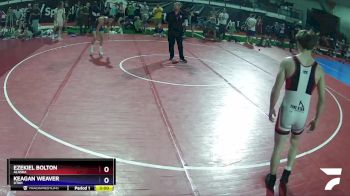 145 lbs Champ. Round 2 - Ezekiel Bolton, Alaska vs Keagan Weaver, Utah