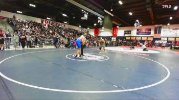 285 lbs Champ. Round 1 - Edgar Martinez, Chino vs George Sixto, Trabuco Hills